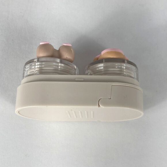 Portable Contact Lens Case Compact Size Home Travel Bear Cubs - Picture 3 of 4